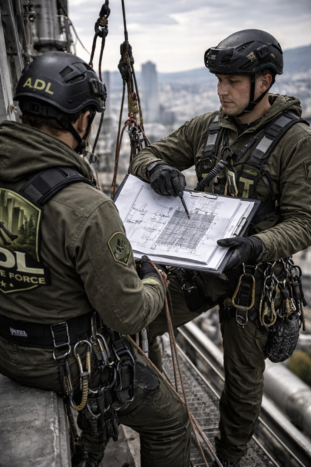 Seilzugangstechnik – Karabiner und Seilsysteme